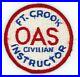 WW2 WWII US Army Ft Crook NEB Ordnance Automotive School Civilian Instructor SSI