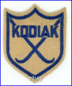 WW2 WWII US Army Kodiak Ski patch SSI Kodiak Island Anton Larsen Pass Ski Area