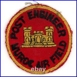 WW2 WWII US Army Muroc Air Field Post Engineer patch SSI (Seen 2-3)