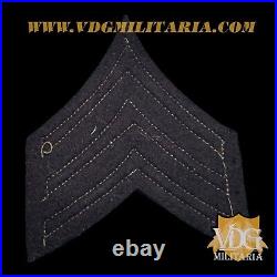 WW2 WWII US Army Sergeant SGT Rank Insignia Chevron Patch Felt #Y457
