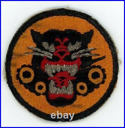 WW2 WWII beautiful theatre embellished US Army Tank Destroyer patch SSI bullion