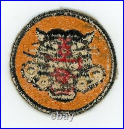 WW2 WWII beautiful theatre embellished US Army Tank Destroyer patch SSI bullion