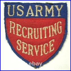 WW2 Wool Felt Variation US Army Recruiting Service Shoulder Patch