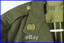 WWII 18th Airborne Vintage US Army Paratrooper Uniform Jacket With Patches Medals