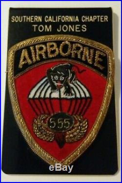 WWII Bullion Reunion Patch-US ARMY AIRBORNE 555th Parachute Infantry Battalion