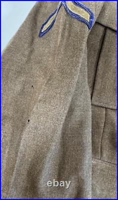 WWII Ike Jacket US 8th Army 10th Corps Engineers Patch Size 34R