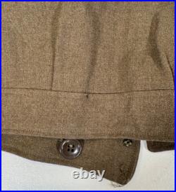WWII Ike Jacket US 8th Army 10th Corps Engineers Patch Size 34R