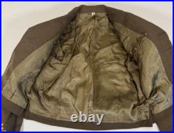 WWII Ike Jacket US 8th Army 10th Corps Engineers Patch Size 34R