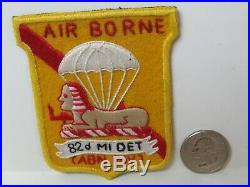 WWII/KW Era US Army 82nd Airborne Div. Military Intelligence Det Hand MadePatch
