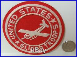 WWII/KW Era US Army Artillery Glidertroops Corded Hand Made PX Patch