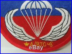 WWII/KW US Army Airborne Training Center Sicily Hand Made Pocket Patch