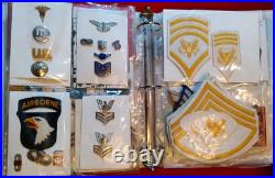 WWII Korea US MILITARY PATCH/ Stripe/ Pin Lot 100+ ARMY NAVY AIR FORCE