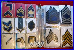 WWII Korea US MILITARY PATCH/ Stripe/ Pin Lot 100+ ARMY NAVY AIR FORCE