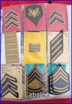 WWII Korea US MILITARY PATCH/ Stripe/ Pin Lot 100+ ARMY NAVY AIR FORCE