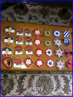 WWII Korea Vietnam US Army Infantry USAAF Patch Lot Cut Edge Division Squadron