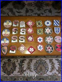 WWII Korea Vietnam US Army Infantry USAAF Patch Lot Cut Edge Division Squadron