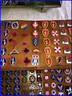 WWII Korea Vietnam US Army Infantry USAAF Patch Lot Of 122 Cut Edge Division AF