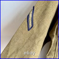 WWII Korean War US Army Shirt Patched 508th RCT Airborne Named
