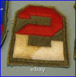 WWII Lost Battalion Sergeant US Army Unit Patches and Documentation 1944 France