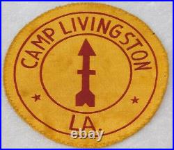 WWII RARE US ARMY 32nd Infantry Camp Livingston LA. Satin Patch 4