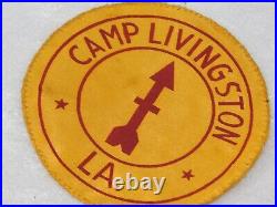 WWII RARE US ARMY 32nd Infantry Camp Livingston LA. Satin Patch 4