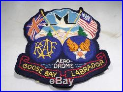 WWII RCAF USAAC US Army Air Corps Goose Bay Labrador Jacket Patch