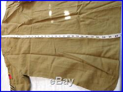 WWII Shirt U. S. Army 13th Armored Division Patch + 2 Pants Wool Trousers Light