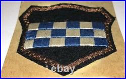WWII Theater Made German Embroidered US Army 99th Infantry Division Patch