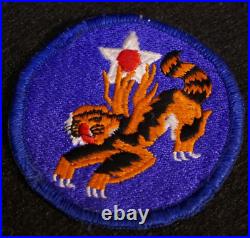 WWII USAAF 14th Army Air Force Flying Tigers SSI Chinese Theater Embroidered