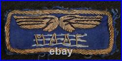 WWII USAAF Mediterranean Army Air Force MAAF Bullion Italy Tailored Wings Patch