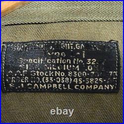 WWII USAAF US Army Air Force Pilot Type L-1 Flight Suit Medium Long with Patch