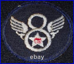 WWII US AAF 8th Army Air Force Mighty Eighth SSI Theater Made Patch, England