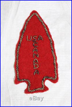 WWII US ARMY 1st SPECIAL SERVICE FORCE USA CANADA BULLION PATCH MADE IN ITALY