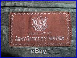 WWII US ARMY AUSTRIAN OCCUPATION FORCES OFFICER'S COAT WITH 9th ARMORED PATCH
