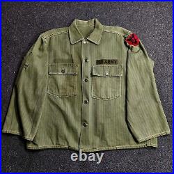 WWII US ARMY Herringbone Twill Utility Field Jacket 86th Combat Division Patch