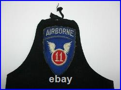 WWII US Army 11th Airborne Armband Sugamo Prison MacArthur Escort Japan WW2