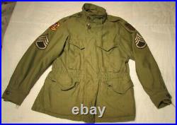 WWII US Army 1st Infantry Division M1943 Uniform Jacket Tank Destroyer Patch ID