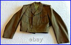 WWII US Army 24th Infantry, 6th Army Wool Ike Uniform Jacket, MINT, 2 Patches