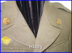 WWII US Army 35th Transportation Service Group Ike Jacket RARE PATCH