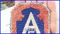 WWII US Army 5th Army Chain Stitched Patch Italian Made Theater