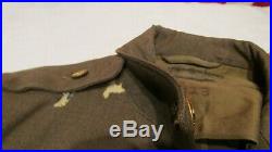 WWII US Army 743rd Armored Tank Battalion Uniform KIA Patch Photo Cap Trousers