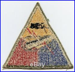 WWII US Army 778th Tank Battalion Patch with Hand-Applied Number