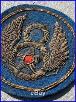 WWII US Army 8th Air Force Bullion Uniform Jacket Patch British Made