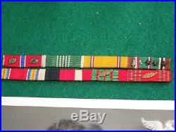 WWII US Army 9th Infantry Division Colonel BSM SS Ribbon Photo Patch Lot Group