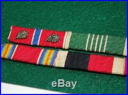 WWII US Army 9th Infantry Division Colonel BSM SS Ribbon Photo Patch Lot Group