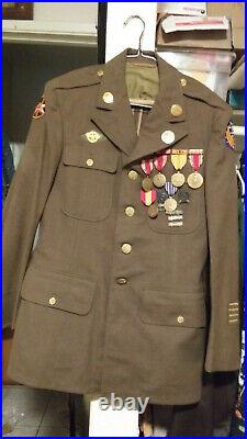 WWII US Army Air Corp 20th & 7th AF Jacket With Patches, MEDALS, RIBBONS +EXTRAS