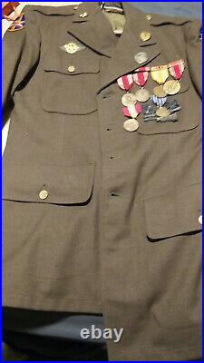 WWII US Army Air Corp 20th & 7th AF Jacket With Patches, MEDALS, RIBBONS +EXTRAS