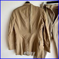 WWII US Army Air Corps 8th AAC Div Named Pilot Patched Uniform Set