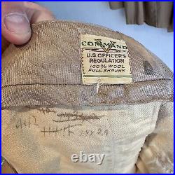 WWII US Army Air Corps 8th AAC Div Named Pilot Patched Uniform Set