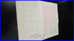 WWII US Army Air Corps Blood Chit Numbered W 57746 Silk